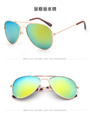 Children Goggle Girls Alloy Sunglasses