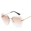 Luxury Fashion Rimless Sunglasses