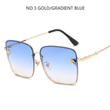 2019 Oversize Square Sunglasses Men