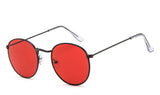 DJXFZLO Retro oval sunglasses