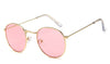 DJXFZLO Retro oval sunglasses