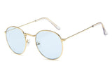 DJXFZLO Retro oval sunglasses