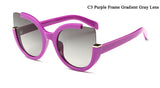 TESIA Brand Cat Eye Sunglasses