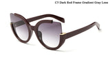 TESIA Brand Cat Eye Sunglasses