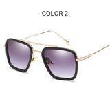 Iron Man Tony Stark Sunglasses Square Sunglasses Men