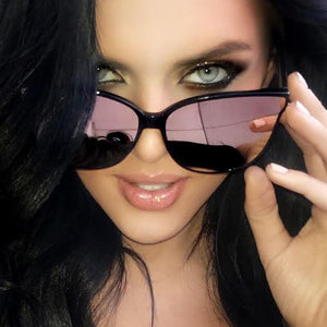 2018 Fashion Women Colour Luxury Flat Top Cat Eye Sunglasses