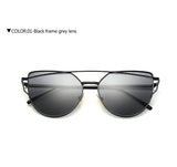 CHUN Hot Sale Mirror Flat Lens Women Cat Eye Sunglasses